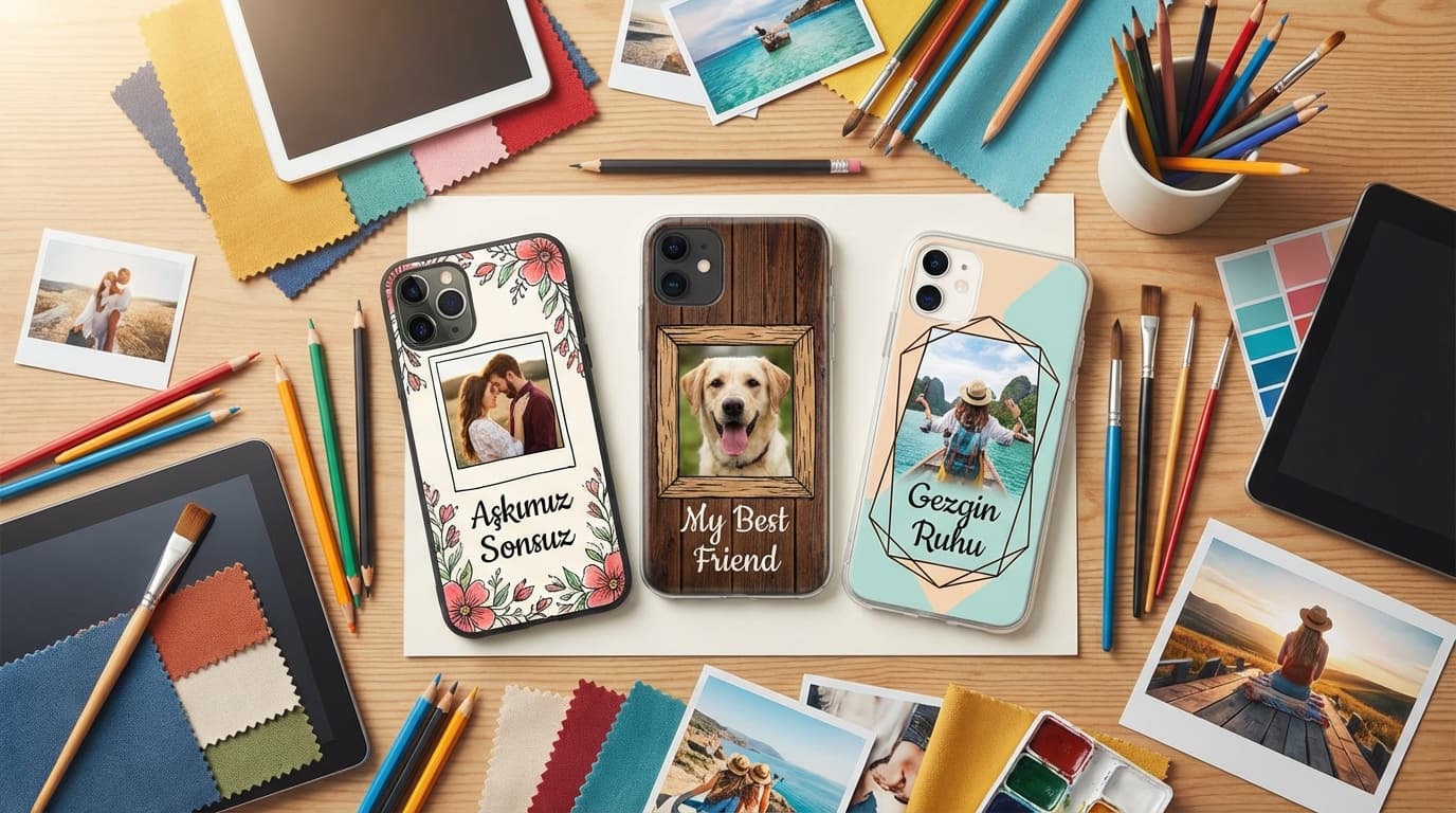 Resim ve yazınız ile benzersiz çerçeveli kılıf tasarla!